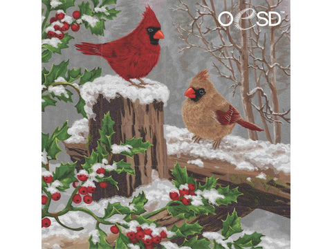 OESD Winter Visitors by Dona Gelsinger Machine Embroidery CD